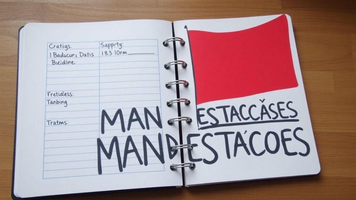 O que é um diário de manifestações?